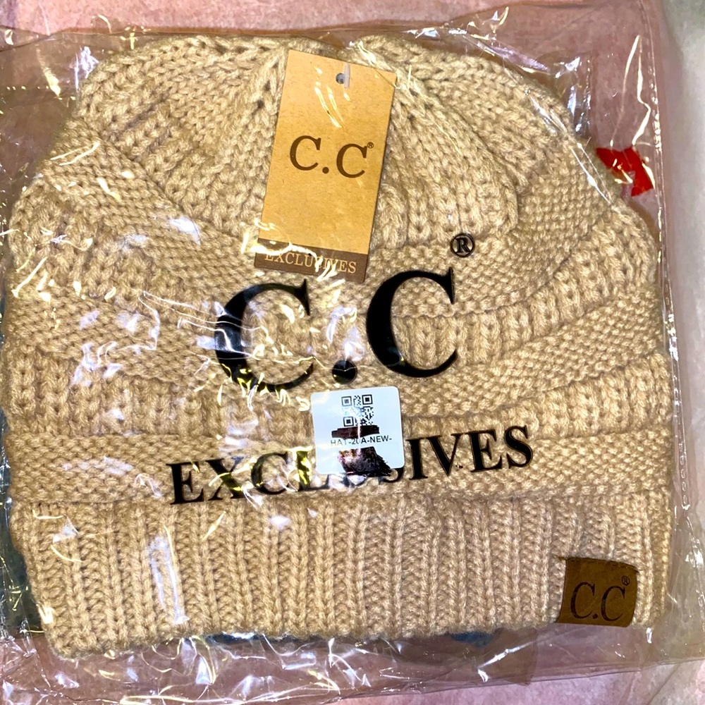 Knitted Hair Cover Beanie